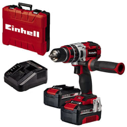 Einhell Perceuse Visseuse à percussion sans fil TE-CD 18 Li-i BL Power X-Change (18 V, moteur sans charbon, Couple : 60 Nm) Livré avec 2 Batteries