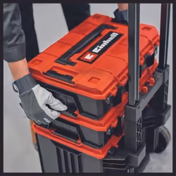 Einhell E-Case Tower Noir, Rouge Polypropylène (PP)