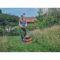 Einhell Akku-Rasenmäher GE-CM 36/48 Li M-| Solo tondeuse à gazon Tondeuse à gazon poussée Batterie Noir, Rouge - Vue supplémentaire 8