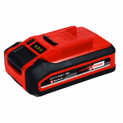 Einhell Power-X-Change Plus, Batterie, Lithium-Ion (Li-Ion), 4 Ah, 18 V, Noir, Rouge, Acrylonitrile-Butadiène-Styrène (ABS)