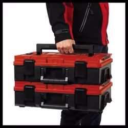 Einhell E-Case S-F Boîte pour petites pièces Polypropylène Noir, Rouge - Vue supplémentaire 4