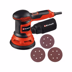 Einhell 4462005 ponceuse portative Ponceuse orbitale aléatoire 26000 OPM Rouge