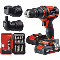 La perceuse/visseuse sans fil TE-CD 18/45 3X-Li +22 (2x2,0 Ah) d'Einhell peut être utilisée avec toutes les batteries Power X ...