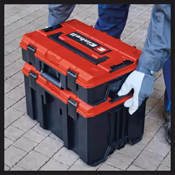 Einhell E-Case M étui pour équipements Étui rigide Noir, Rouge - Vue supplémentaire 4