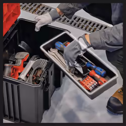 Einhell E-Case M étui pour équipements Étui rigide Noir, Rouge - Vue supplémentaire 6