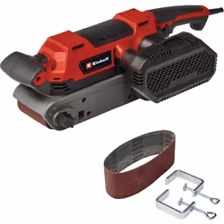 Indispensable dans tout atelier, la ponceuse à bande TE-BS 850 E Einhell est un outil très pratique pour le travail du bois.L ...