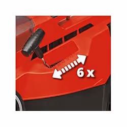 Einhell RASARRO 36/34 (2x3,0Ah) tondeuse à gazon Tondeuse à gazon poussée Batterie Noir, Rouge - Vue supplémentaire 2