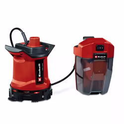 Einhell GE-DP 18/25 LL Li, 153 W, Batterie, 0,5 bar, 7000 l/h, Noir, Rouge
