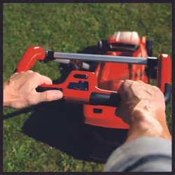 Einhell RASARRO 36/40 (2x4.0Ah) tondeuse à gazon Tondeuse à gazon poussée Batterie Noir, Rouge