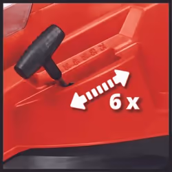 Einhell RASARRO 36/40 (2x4.0Ah) tondeuse à gazon Tondeuse à gazon poussée Batterie Noir, Rouge