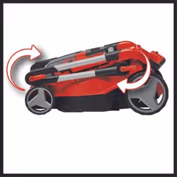 Einhell RASARRO 36/40 (2x4.0Ah) tondeuse à gazon Tondeuse à gazon poussée Batterie Noir, Rouge - Vue supplémentaire 4