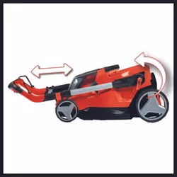 Einhell RASARRO 36/42 (2x5,2Ah) tondeuse à gazon Tondeuse à gazon poussée Batterie Noir, Rouge - Vue supplémentaire 4
