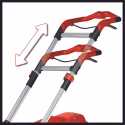 Einhell RASARRO 36/42 (2x5,2Ah) tondeuse à gazon Tondeuse à gazon poussée Batterie Noir, Rouge - Vue supplémentaire 5