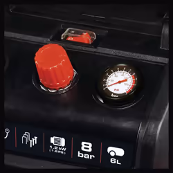 Einhell TC-AC 190/6/8 OF compresseur pneumatique 190 l/min Secteur - Vue supplémentaire 5
