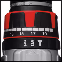 Einhell TP-CD 18/80 Li-i BL 28800 tr/min Sans clé 1,44 kg Noir, Rouge - Vue supplémentaire 4