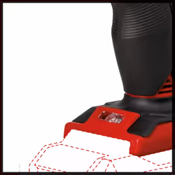 Einhell TP-CD 18/80 Li-i BL 28800 tr/min Sans clé 1,44 kg Noir, Rouge - Vue supplémentaire 7