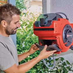 Einhell GE-HR 18/30 WH Li-Solo Enrouleur mural Automatique Noir, Rouge