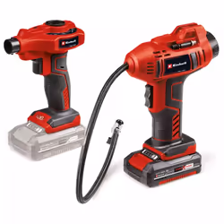 Einhell CE-AP 18+CE-CC, Universel, 11 bar, 670 l/min, Noir, Rouge, Batterie, 18 V