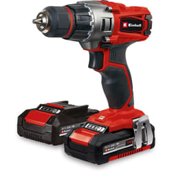 Einhell - Perceuse Visseuse sans fil te-cd 18/2 Li (2x2,0 Ah) Power X-Change (18V, couple 44 Nm, Mandrin 10mm) Livré avec 2 Batteries 2,0Ah et un