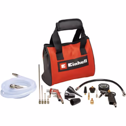 Le kit de 15 accessoires pneumatiques avec sacoche Original Einhell est un complément idéal pour tout compresseur. Ce kit pol ...