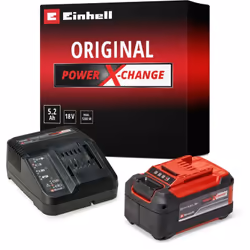 Le Starter Kit 18V 5,2Ah Power X-Change Einhell est l’élément parfait pour débuter avec la gamme Power X-Change ou compléter  ...
