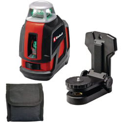 Niveau laser en croix te-ll 360 g (autonivelant, lignes laser vertes horizontales/verticales, niveau à bulle numérique, filetage 1/4' pour trépied)