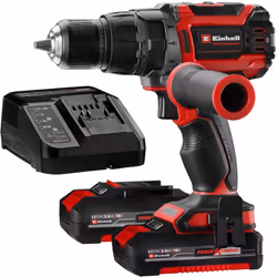 La perceuse à percussion sans fil Einhell Professional TP-CD 18/70 Li-i BL(2x 2,0 Ah) est le complément parfait à tout atelie ...