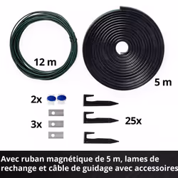 Einhell Flexo Cam Plus 600 Tondeuse à gazon robot Batterie Noir, Rouge, Argent - Vue supplémentaire 5