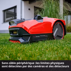Einhell Flexo Cam Plus 600 Tondeuse à gazon robot Batterie Noir, Rouge, Argent - Vue supplémentaire 7