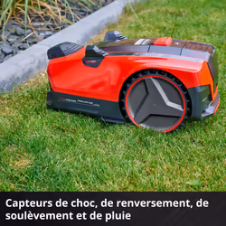 Einhell Flexo Cam Plus 600 Tondeuse à gazon robot Batterie Noir, Rouge, Argent - Vue supplémentaire 8