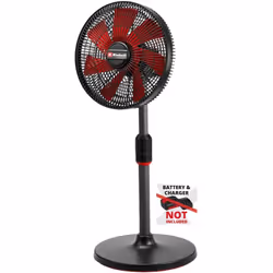 Le ventilateur sans fil Einhell GE-CF 18/320 P Li-Solo vous offre une brise rafraîchissante à tout moment, que ce soit à la m ...