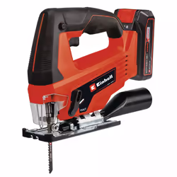Einhell TC-JS 18/70 Li, Poignée supérieure, Noir, Rouge, 45°, Laminé, Plastique, Acier, Bois, Brossé, 2700 spm