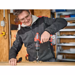 Einhell TE-CD 18/44 Li-i 24000 tr/min 1,59 kg Noir, Rouge