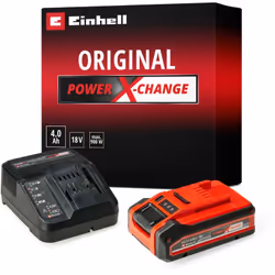 Le starter-kit 4 Ah PLUS Power X-Change Einhell est idéal pour commencer ou étoffer sa collection d’outils Power X-Change . C ...