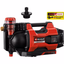 La pompe d’arrosage sans fil automatique AQUINNA 18/30 F LED AUTOMATIC Einhell est un appareil performant qui permet une util ...