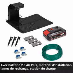 Einhell Freelexo 500 Tondeuse à gazon robot Batterie Noir, Rouge, Argent - Vue supplémentaire 5