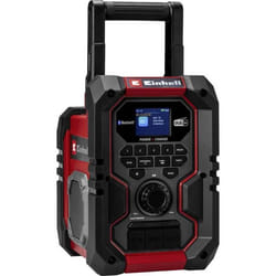 Einhell TE-CR 18 Li Radio sans fil DAB+ FM Bluetooth AUX USB rouge/noir