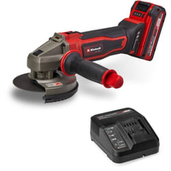 Einhell Meuleuse d'angle Ø125 mm sans fil TE-AG 18/125-2 Li (1 x 4,0 Ah) Power X-Change (18 V, profondeur de coupe 33 mm, sans disque) Livré avec