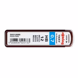 Rotring Polymer Leads, HB, 0,7 mm