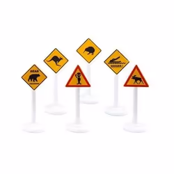 Siku 0894, Ensemble panneau de signalisation, 3 an(s), Noir, Rouge, Blanc, Jaune