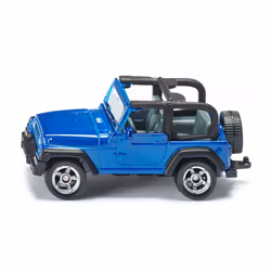 Siku Jeep Wrangler, Modèle de SUV, 3 an(s), Métal, Noir, Bleu
