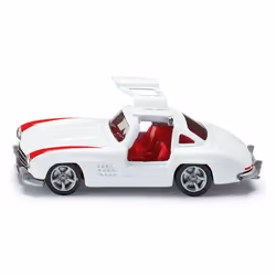 Siku Mercedes-Benz 300 SL, Modèle de voiture de sport, 3 an(s), Métal, Caoutchouc, Rouge, Blanc