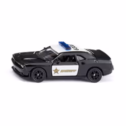 Siku Dodge Challenger SRT, Voiture de police, 3 an(s), Métal, Plastique, Noir, Blanc