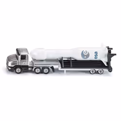 Siku Low Loader with rocket, Modèle de camion/remorque, 3 an(s), Acier inoxydable, Blanc