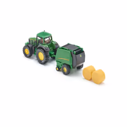 Siku John Deere Tractor with round baler