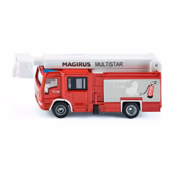 Siku Magirus Multistar TLF, Camion de pompier, 3 an(s), Métal, Plastique, Rouge, Argent