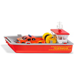 Siku Fire Brigade working boat Modèle de bateau de pompiers Pré-assemblé 1:50