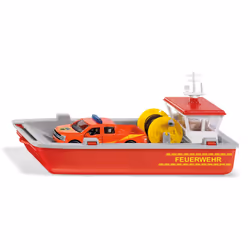Siku Fire Brigade working boat Modèle de bateau de pompiers Pré-assemblé 1:50 - Vue supplémentaire 2