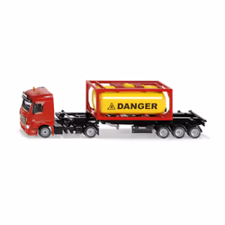 Siku Camion Citerne, Modèle de camion de livraison, 3 an(s), Métal, Plastique, Noir, Jaune, Rouge