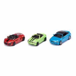 Siku 6314, Modèle de décapotable, Métal, Plastique, Noir, Vert, Rouge